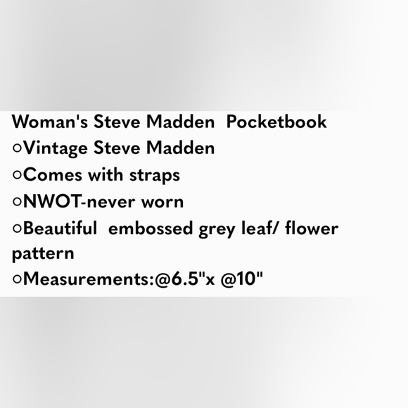 NWOT Woman's Steve Madden Pocketbook - Picture 7 of 7